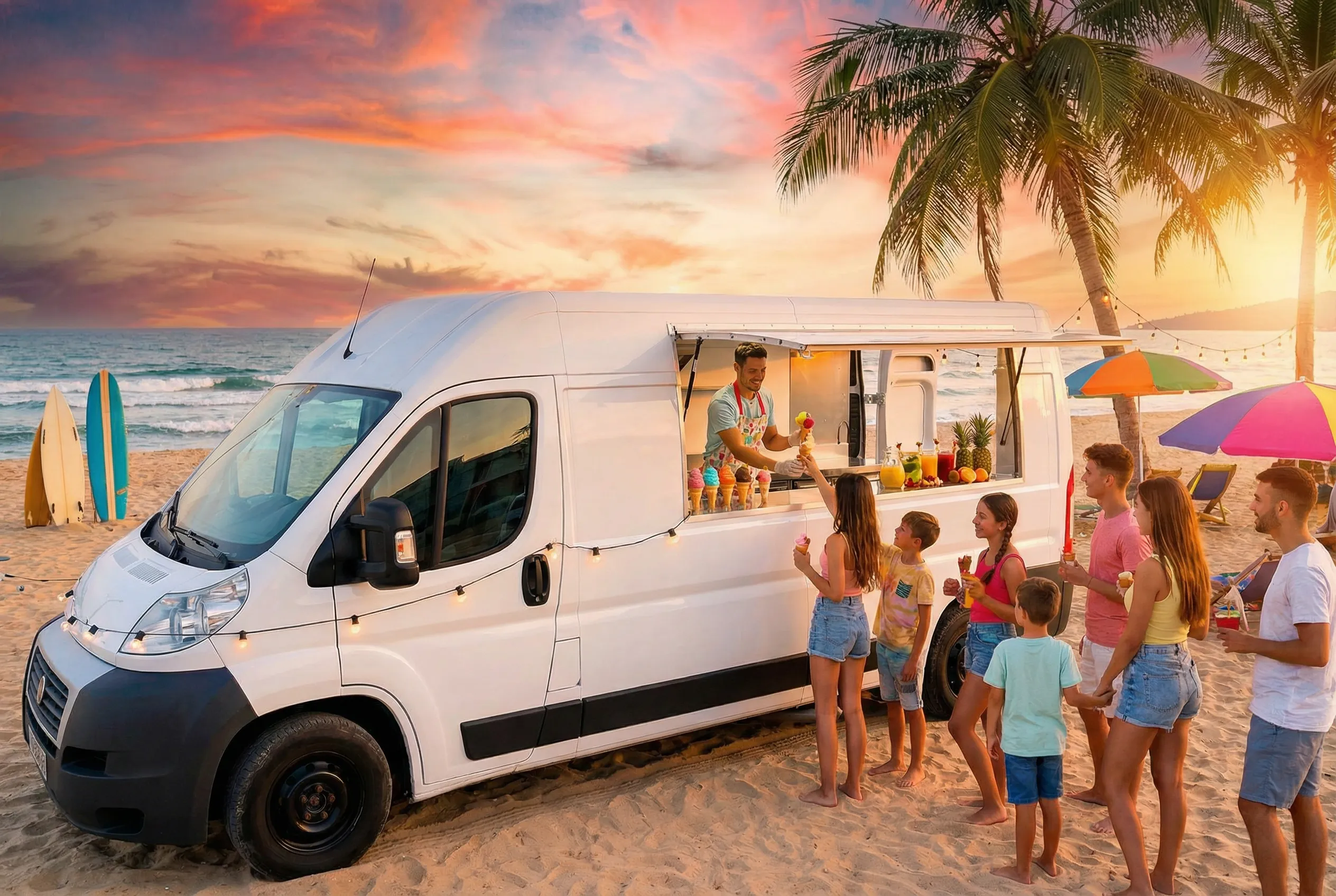 Fiat Ducato Food truck Homologado en Mataró